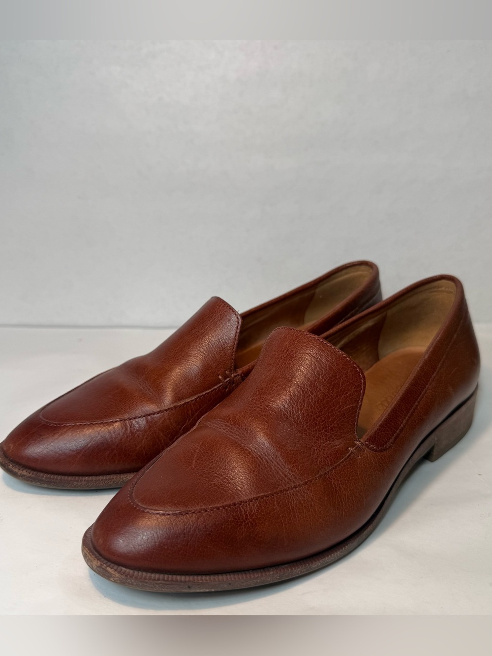 Madewell Frances Leather Loafer Slip on w Cloudlift Cushion H2419 Shoes SZ 6 - Picture 8 of 8